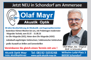 Kreisbote Akustik Optik Mayr Schondorf am Ammersee