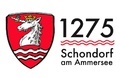 Wappen von Schondorf mit Hinweis auf 1275 Jahr Feier